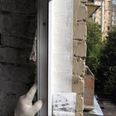 герметизация наружного пенного шва окна